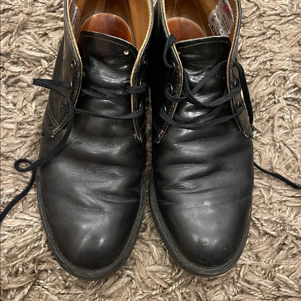 Vintage 1980s 1990s Men’s Red Wing Postman Chukka Boots Black 7 D 9196
